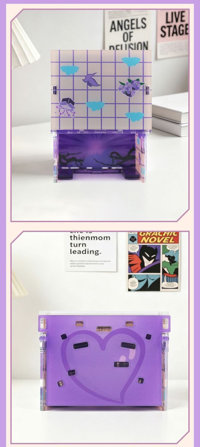 Zero Zone Vivian & Bell Rope Craftsman Reversible Stage Box Fun Desktop Ornament VVA Fan Collectible Gift