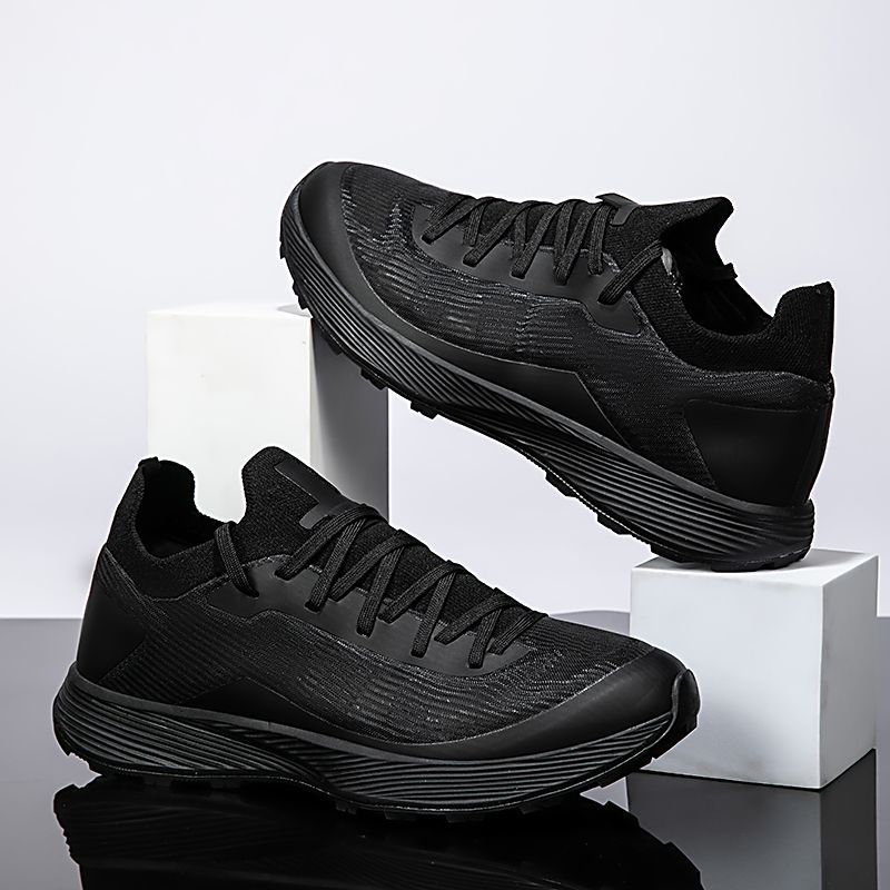 Men’s Premium Mesh Outdoor Sneakers, Minimalist Breathable Running Style Shoes, Lightweight Casual Sports Footwear_vogvips.com