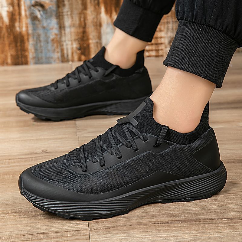 Men’s Premium Mesh Outdoor Sneakers, Minimalist Breathable Running Style Shoes, Lightweight Casual Sports Footwear_vogvips.com