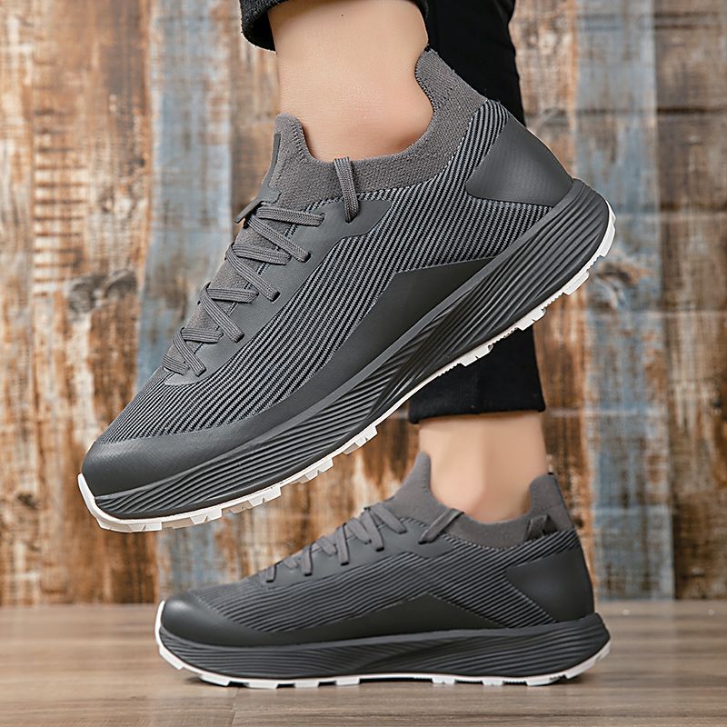 Men’s Premium Mesh Outdoor Sneakers, Minimalist Breathable Running Style Shoes, Lightweight Casual Sports Footwear_vogvips.com